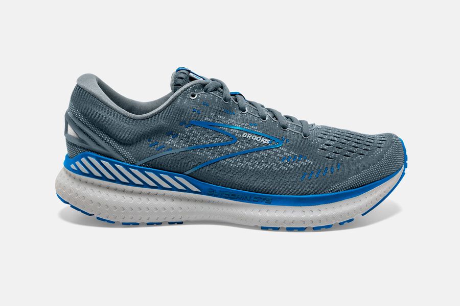 Brooks Glycerin GTS 19 Road Running Shoes - Mens - Grey/Blue - SW5890137